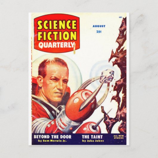Science Fiction 2 Postkarte (Vorderseite)