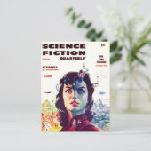 Science Fiction 3 Postkarte (Stehend Vorderseite)