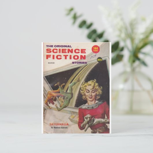 SCIENCE FICTION 4 POSTKARTE (Stehend Vorderseite)