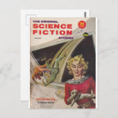 SCIENCE FICTION 4 POSTKARTE (Vorne/Hinten)