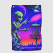 Science Fiction Alien Golf Handtuch (Vorderseite)