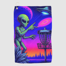 Science Fiction Alien Golf Handtuch