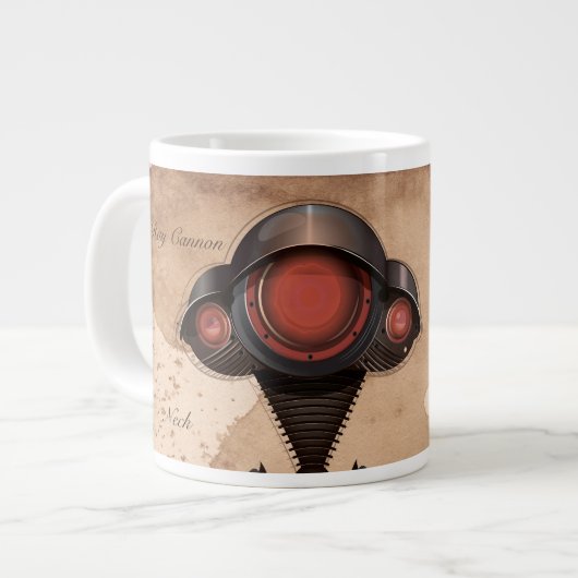 Science Fiction Alien Tripod Angriff! Jumbo-Tasse (Vorderseite Links)