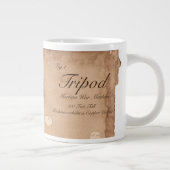 Science Fiction Alien Tripod Angriff! Jumbo-Tasse (Rechts)