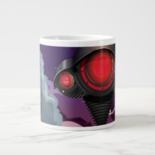 Science-Fiction-Alien-Tripod-Angriff! Jumbo-Tasse