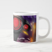 Science Fiction Alien Tripod Angriff! Jumbo-Tasse (Rechts)