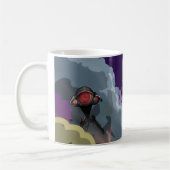 Science Fiction Alien Tripod Angriff! Kaffeetasse (Links)