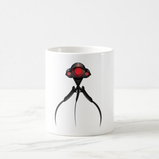 Science Fiction Alien Tripod Angriff! Kaffeetasse (Mittel)