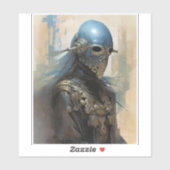 Science Fiction Alien Wear Helmet Mask Aufkleber (Blatt)