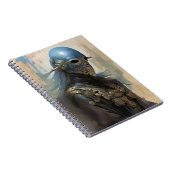 Science Fiction Alien Wear Helmet Mask Notizblock (Rechte Seite)