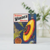 Science Fiction Art. 1929 Postkarte (Stehend Vorderseite)