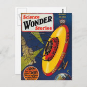 Science Fiction Art. 1929 Postkarte (Vorne/Hinten)