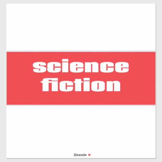 Science Fiction Aufkleber (Blatt)