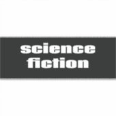 Science Fiction Aufkleber (Vorderseite)