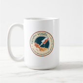 Science Fiction Autor-Logo-Tasse Kaffeetasse (Links)