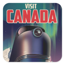 Science Fiction Besuchen Sie Kanada Reiseplakat