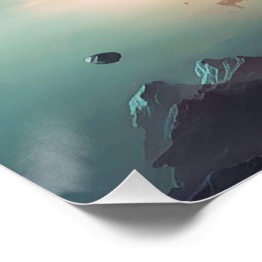 Science Fiction Brain Poster (Ecke)