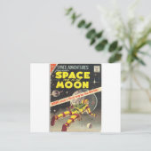 Science Fiction Comic 1 Postkarte (Stehend Vorderseite)