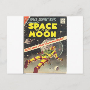 Science Fiction Comic 1 Postkarte