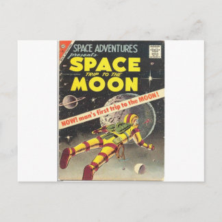 Science Fiction Comic 1 Postkarte