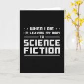 Science Fiction Day Space Science Alien Geschenk I Karte (Gelbe Blume)
