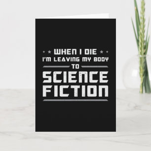 Science Fiction Day Space Science Alien Geschenk I Karte