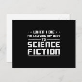 Science Fiction Day Space Science Alien Geschenk I Postkarte (Vorne/Hinten)