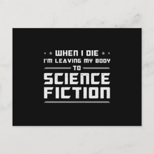 Science Fiction Day Space Science Alien Geschenk I Postkarte