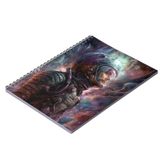 Science Fiction des Astronauten Notizblock (Linke Seite)