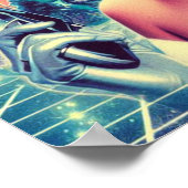 Science Fiction des Retrofuturismus Poster (Ecke)