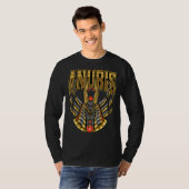 Science Fiction Future Mech Anubis Ägyptisches Sym T-Shirt (Vorne ganz)