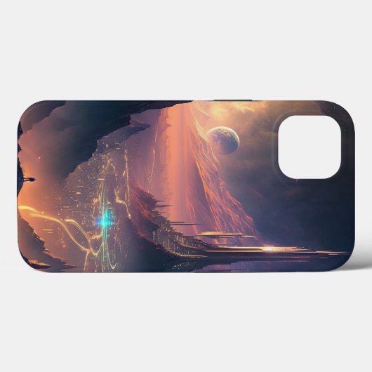 Science Fiction Futuristic City Case-Mate iPhone C Case-Mate iPhone Hülle (Rückseite (Horizontal))