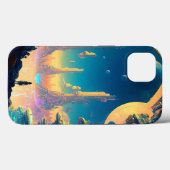 Science Fiction Futuristic City Case-Mate iPhone C Hülle (Rückseite (Horizontal))