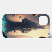 Science Fiction Futuristic City Case-Mate iPhone C Hülle (Rückseite (Horizontal))
