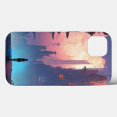 Science Fiction Futuristic City Case-Mate iPhone Hülle (Rückseite (Horizontal))
