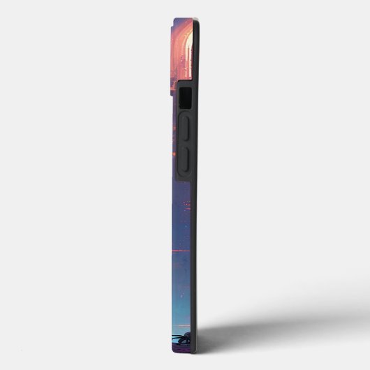 Science Fiction Futuristic City Case-Mate iPhone Hülle (Rückseite / Links)