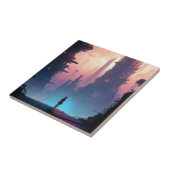 Science Fiction Futuristic City Fliese (Seite)