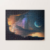 Science Fiction Futuristic City Jigsaw Puzzle (Horizontal)