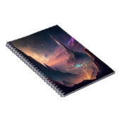 Science Fiction Futuristic City Notebook Notizblock (Rechte Seite)