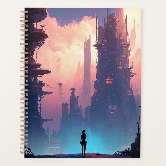 Science Fiction Futuristic City Planer (Vorderseite)