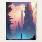 Science Fiction Futuristic City Planer (Rückseite)