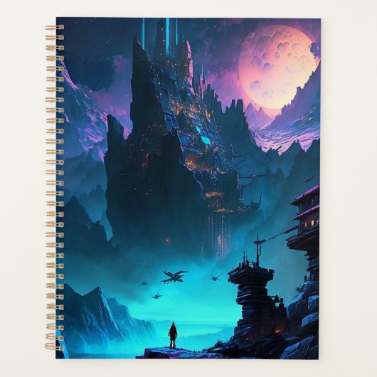 Science Fiction Futuristic City Planner Planer (Vorderseite)