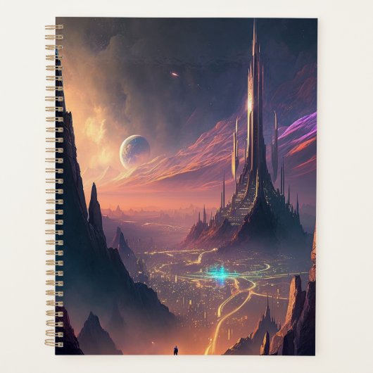 Science Fiction Futuristic City Planner Planer (Vorderseite)