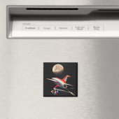 Science Fiction Galaxy Raumschiff Astronauten Mars Magnet (In Situ (Geschirrspüler))
