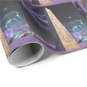 Science-Fiction-Geschenkpapier Geschenkpapier (Rolleneckpunkt)
