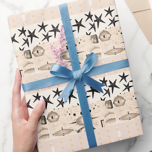 Science-Fiction-Geschenkpapier Geschenkpapier