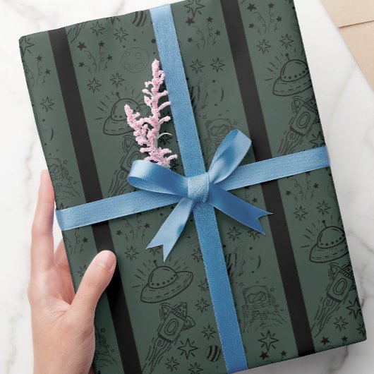 Science-Fiction-Geschenkpapier Geschenkpapier