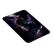 Science Fiction Head Space Explosion Astronomie Magnet (Rechte Seite)