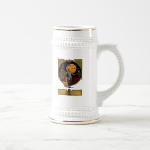 Science-Fiction-Held Bierglas