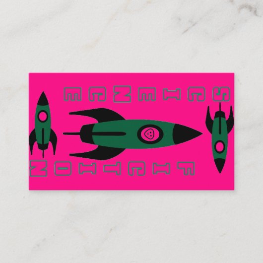 Science Fiction Lesezeichen Business Card Visitenkarte (Vorderseite)